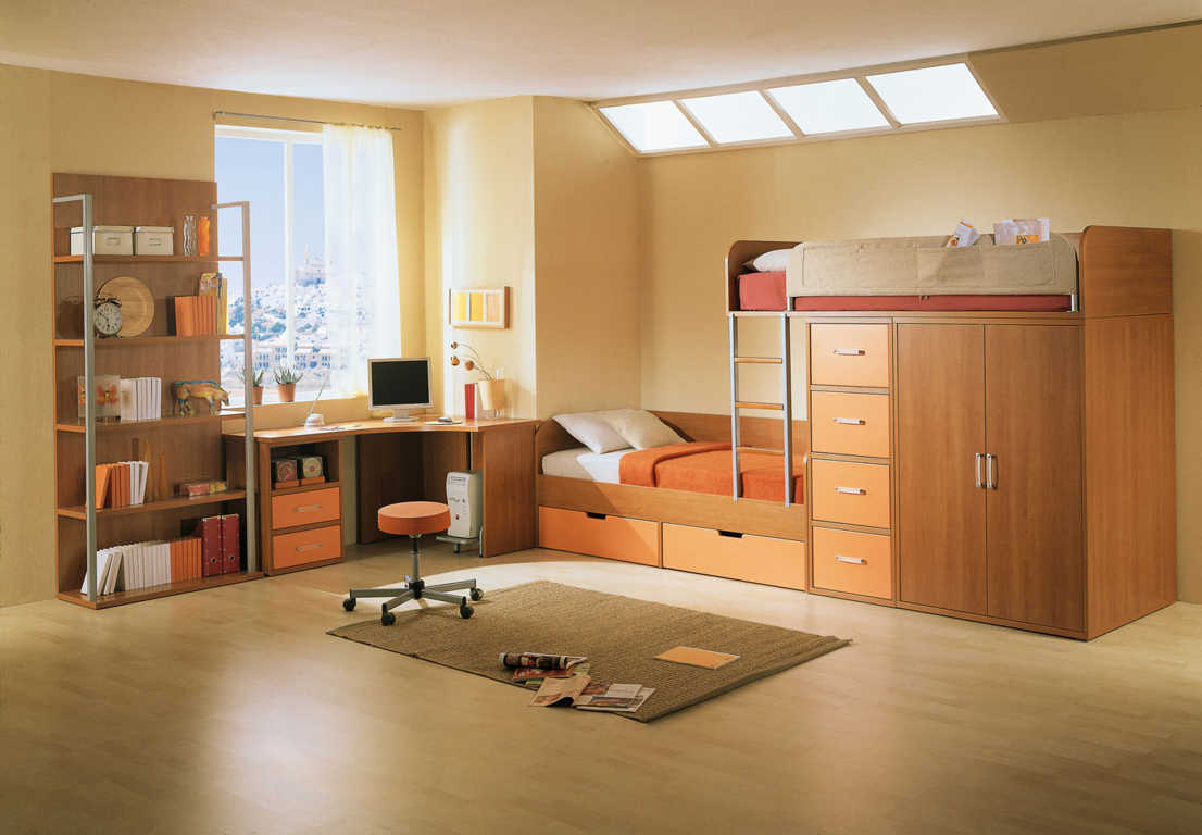 desain kamar tidur anak remaja sederhana
